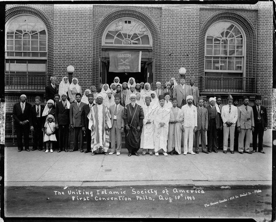 Uniting Islamic Society of America convention, Philadelphia, 1943